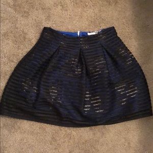 Black and Blue skirt